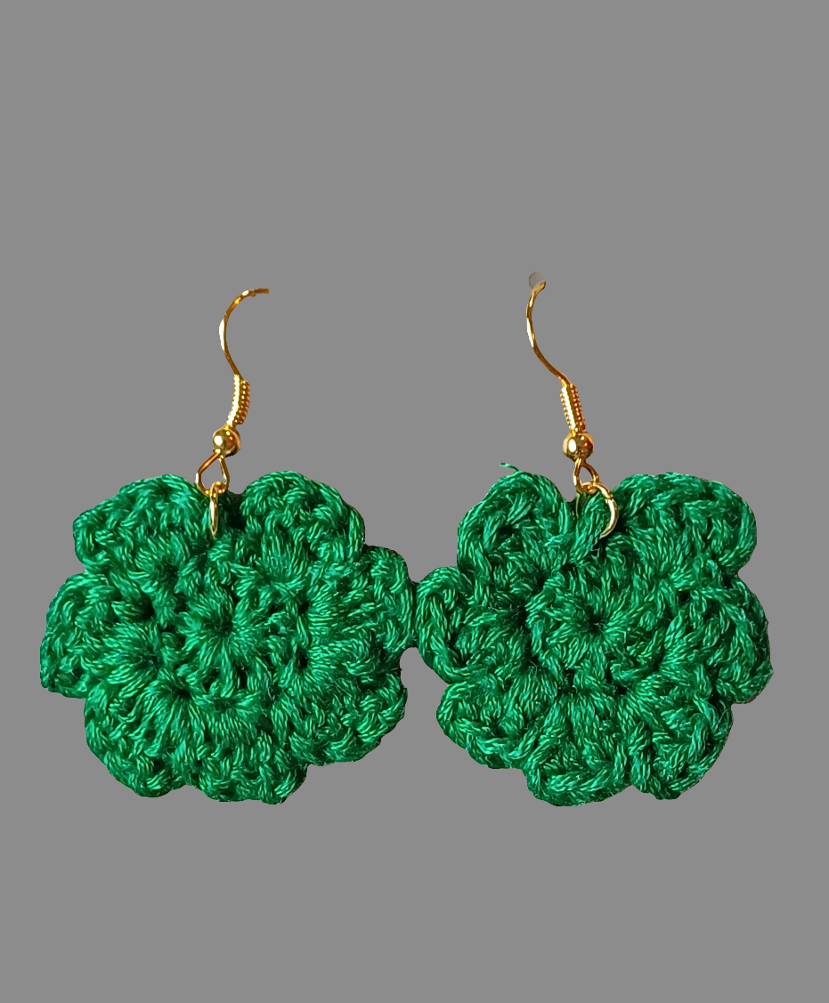 Boucle d'oreille au crochet/frais d'expédition offert.
