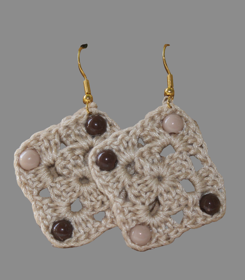 Boucle d'oreille au crochet/frais d'expéditions gratuits pour la Métropole