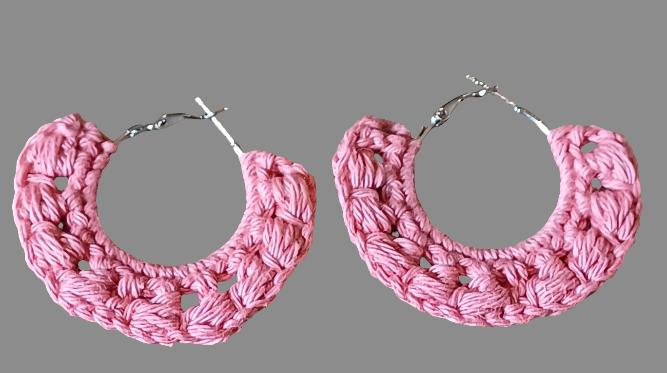 Boucle d'oreille au crochet/frais d'expédition offert.