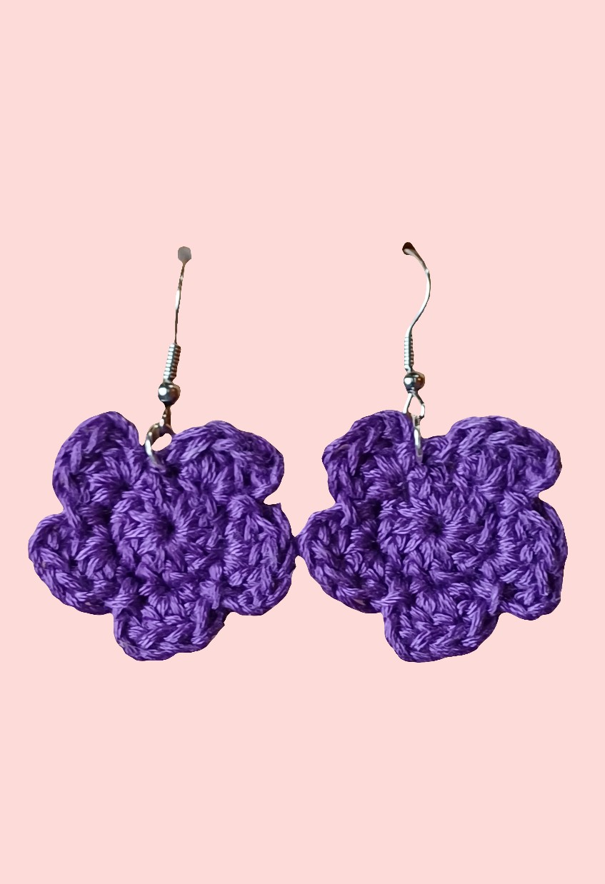 Boucles d'oreilles au crochet/frais d'expédition offert.