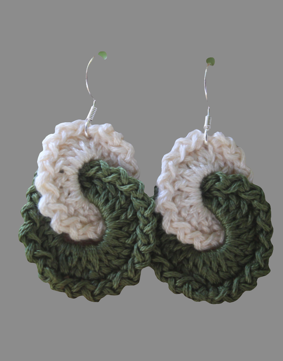 Boucle d'oreille au crochet