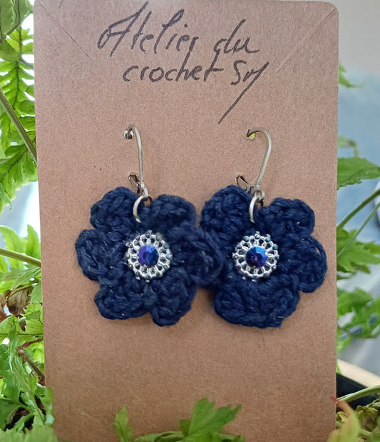 boucle d'oreille au crochet/frais d'expéditions gratuits pour la Métropole