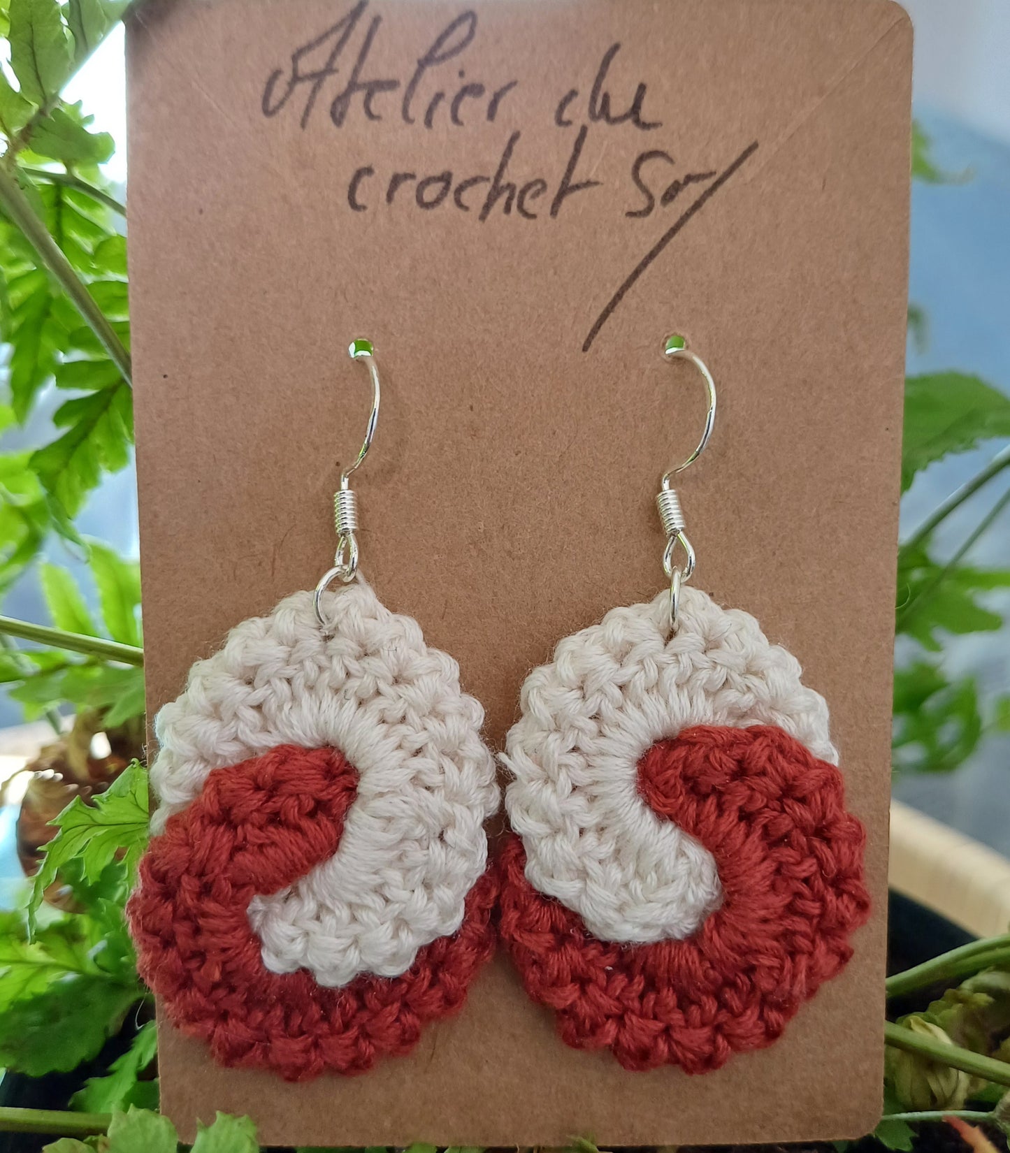 Boucle d'oreille au crochet/frais d'expéditions gratuits pour la Métropole