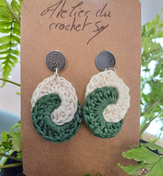 Boucle d'oreille au crochet/frais d'expéditions gratuits pour la Métropole