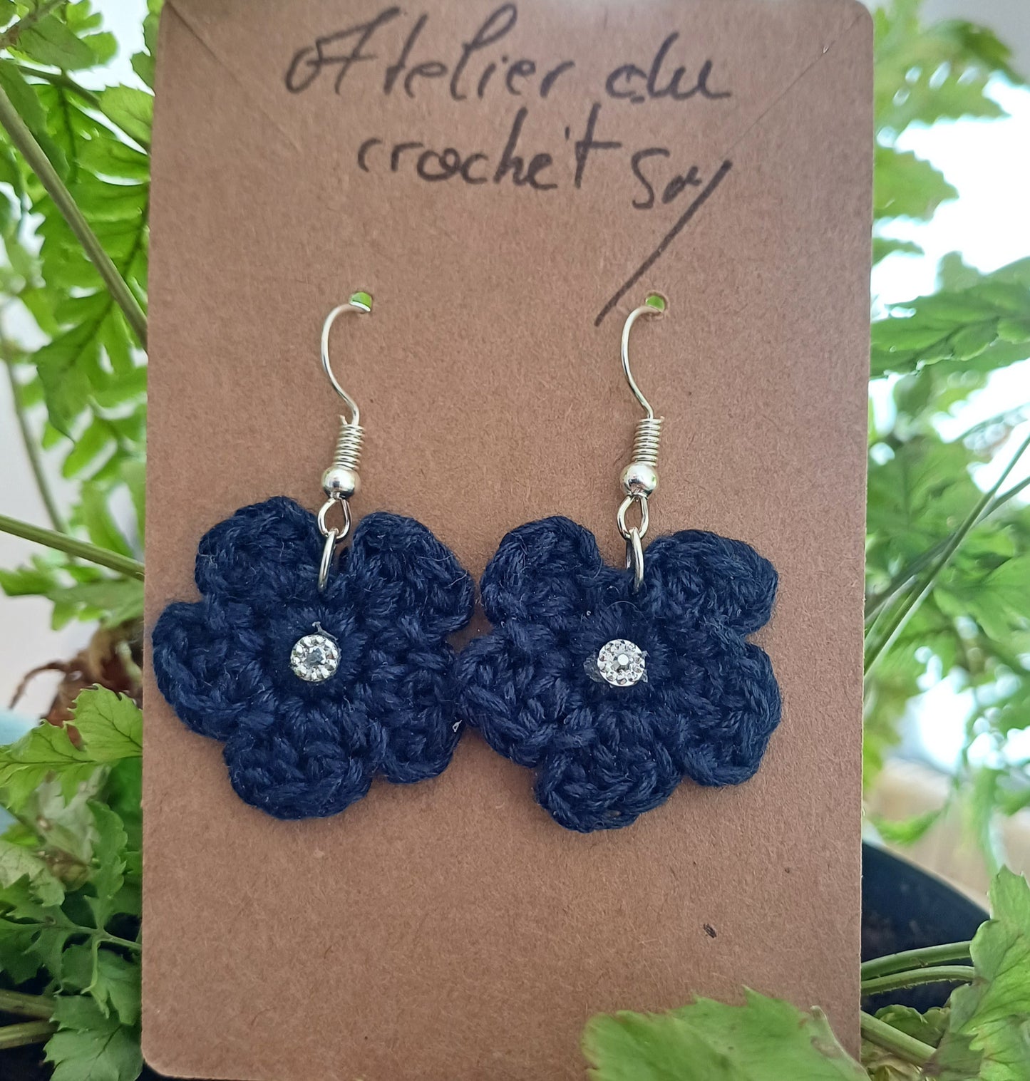 Boucle d'oreille au crochet/frais d'expéditions gratuits pour la Métropole