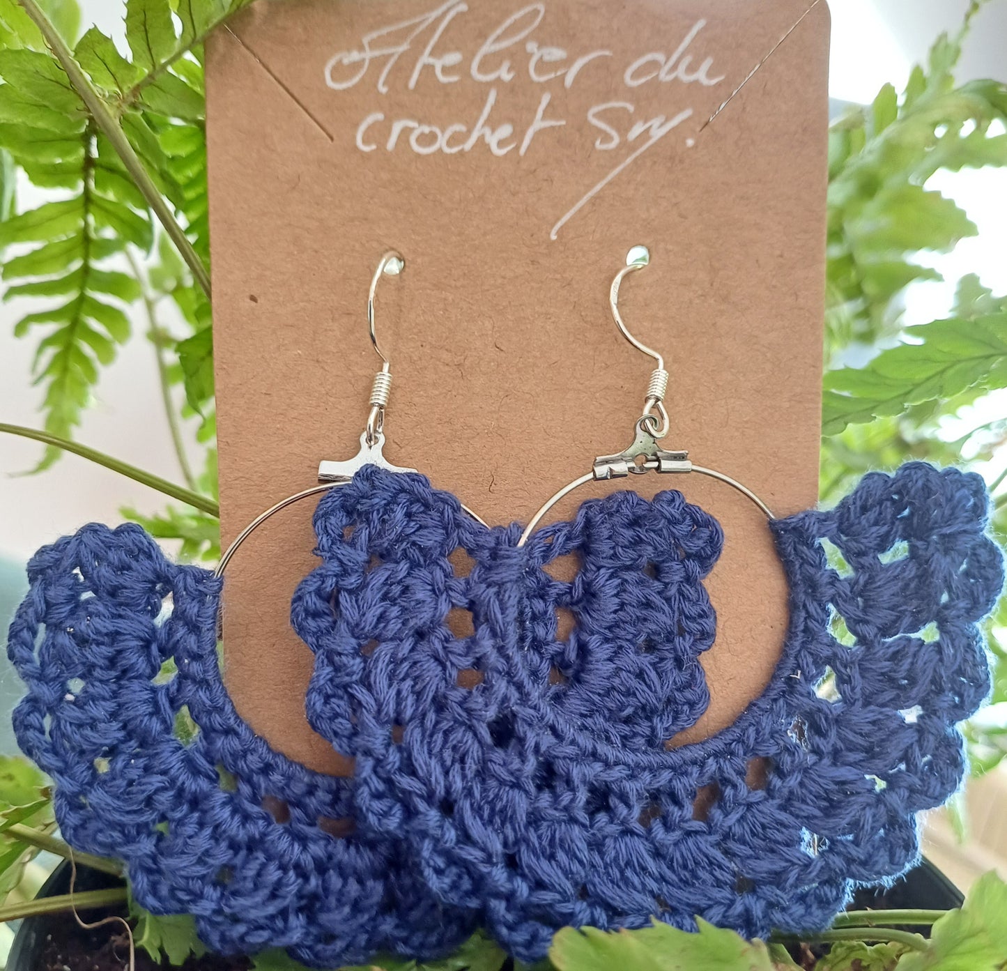 Boucle d'oreille au crochet/frais d'expéditions gratuits pour la Métropole