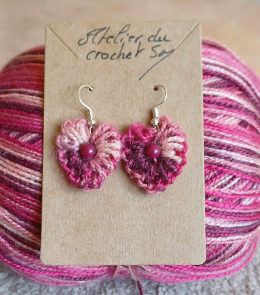 Boucle d'oreille au crochet