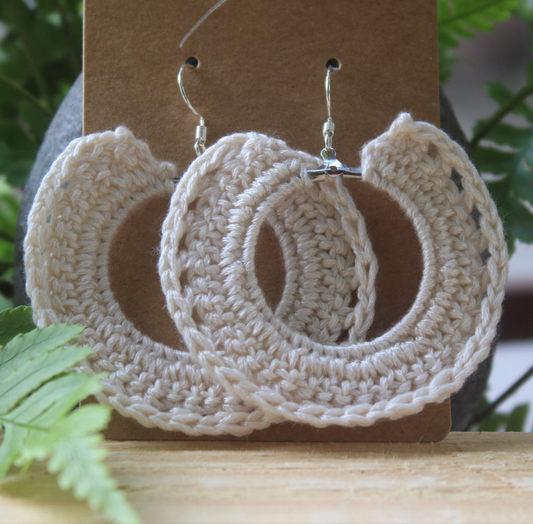 boucle d'oreille créole au crochet/frais d'expéditions gratuits pour la Métropole