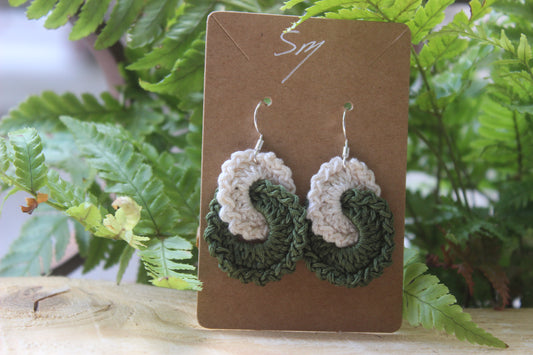 Boucle d'oreille au crochet/frais d'expéditions gratuits pour la Métropole