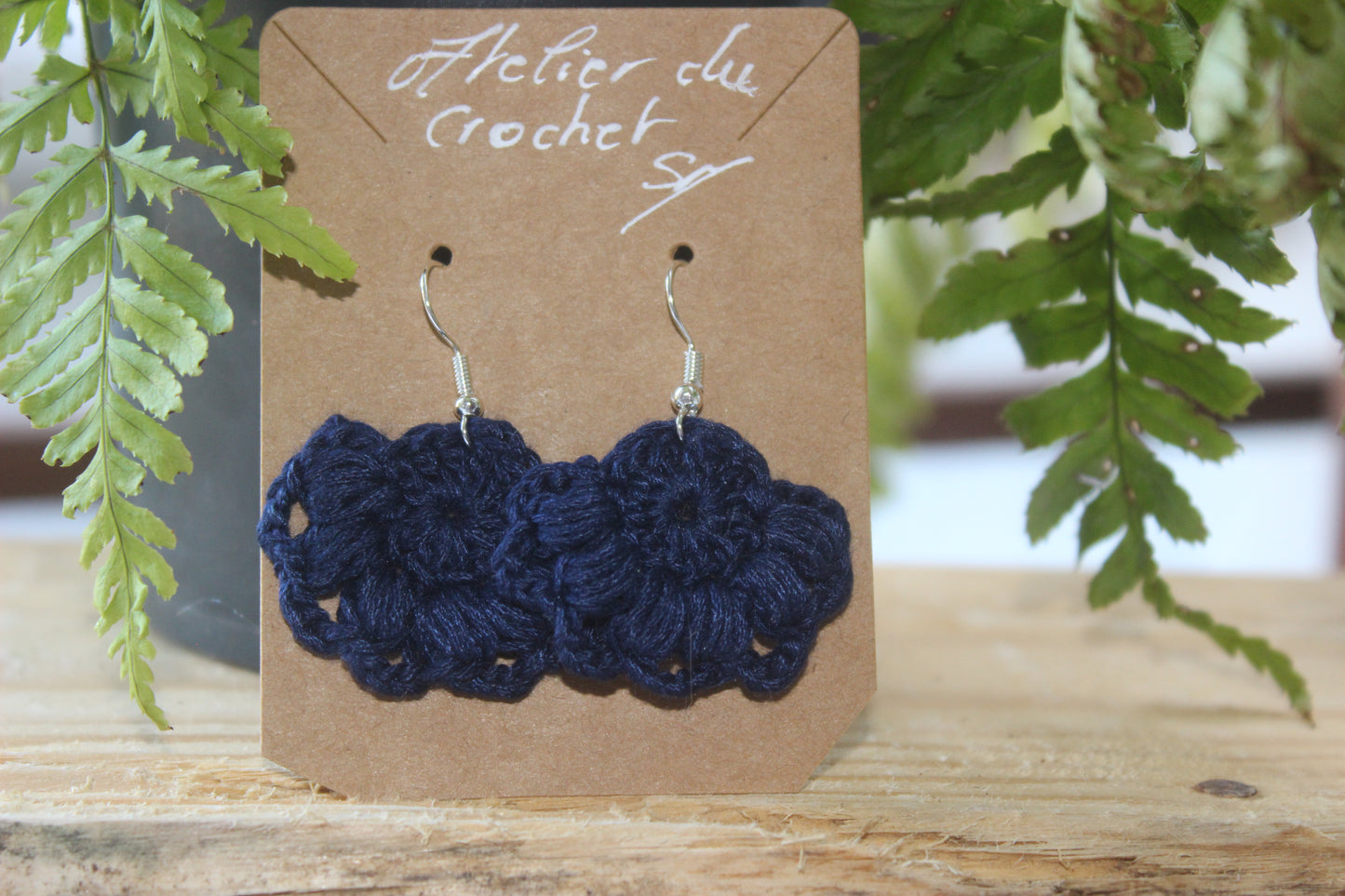 Boucle d'oreille au crochet/frais d'expéditions gratuits pour la Métropole