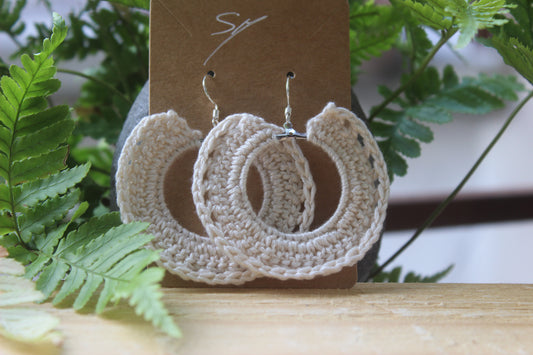 boucle d'oreille créole au crochet/frais d'expéditions gratuits pour la Métropole