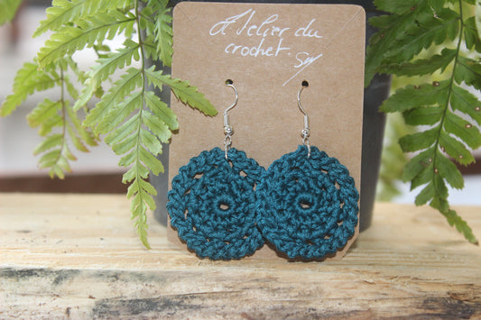 Boucle d'oreille au crochet/frais d'expéditions gratuits pour la Métropole