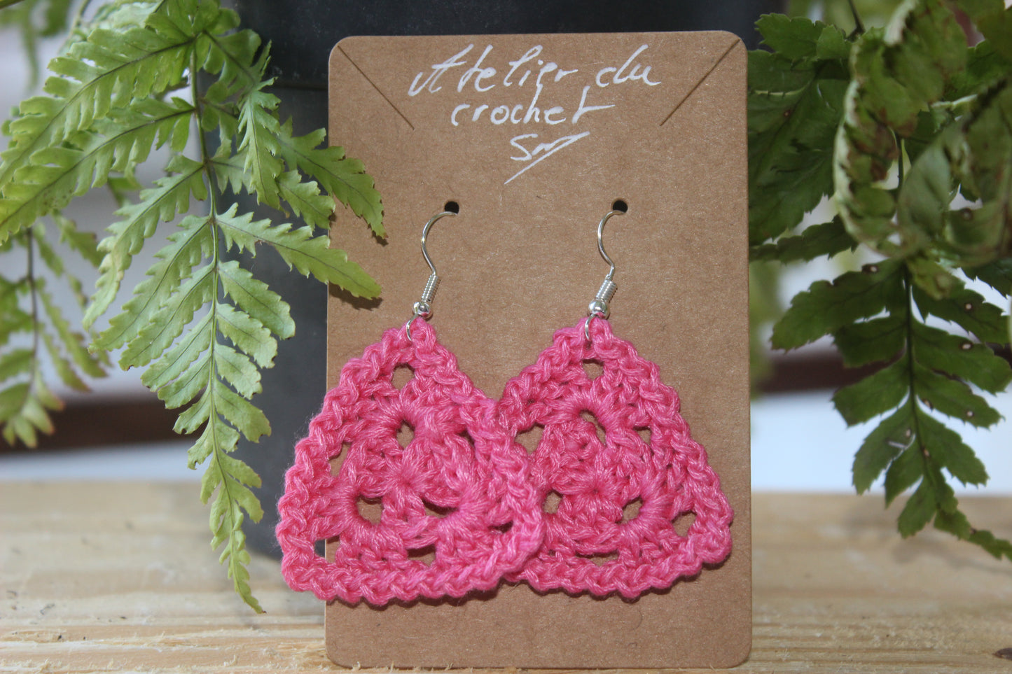 Boucle d'oreille au crochet/frais d'expéditions gratuits pour la Métropole