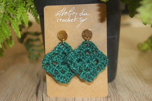 Boucle d'oreille au crochet/frais d'expéditions gratuits pour la Métropole