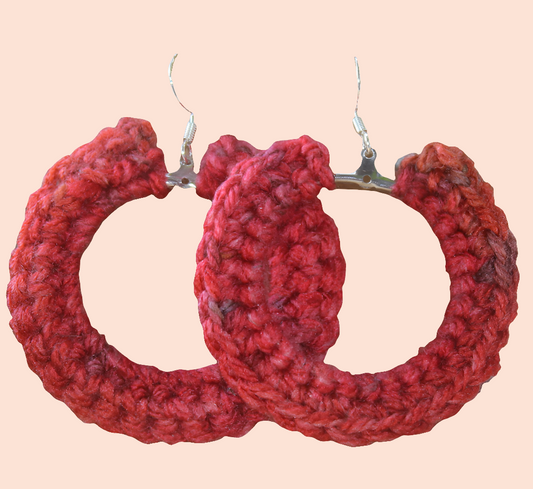 Boucle d'oreille créole au crochet/frais d'expéditions gratuits pour la Métropole