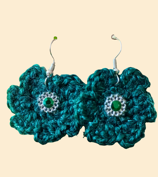 Boucle d'oreille au crochet/frais d'expétions gratuits pour la Métropole