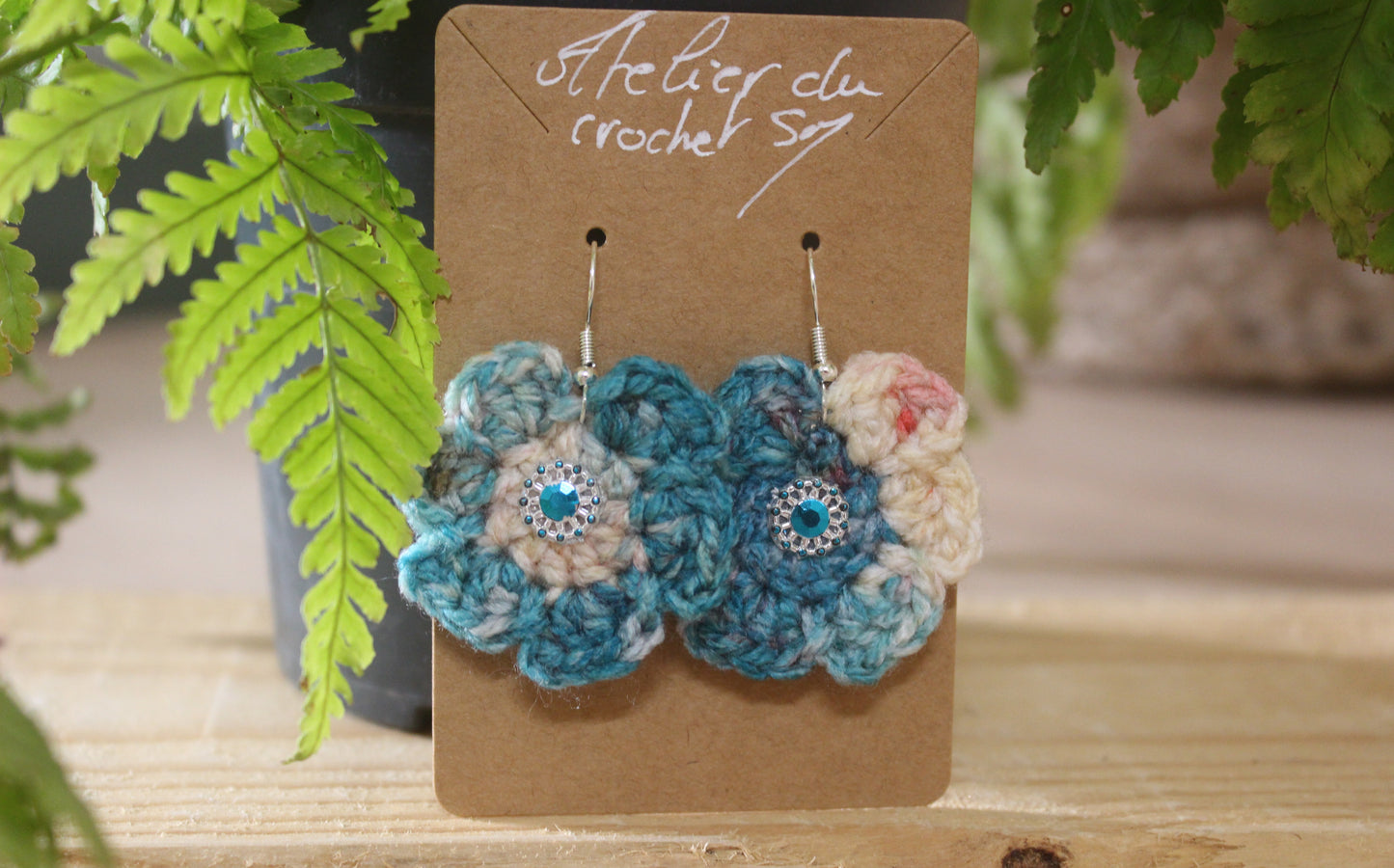 Boucle d'oreille au crochet/frais d'expéditions gratuits pour la Métropole