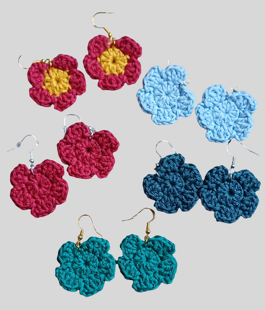 Boucle d'oreille au crochet